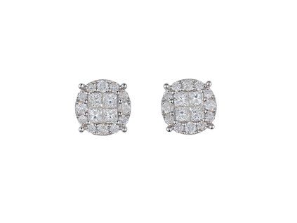 Diamantové náušnice 2,03 ct