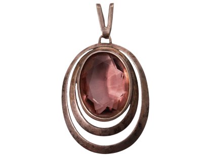 61877 stribrny privesek s turmalinem 1