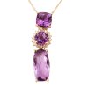 63074 zlaty nahrdelnik s ametysty a diamanty 1