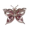 63128 stribrny motyl s rubiny 3