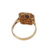 zlaty prsten se safiry a diamanty certifikat gf 250325 01 226351571