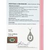 65167 platinovy privesek s prirodnimi diamanty art deco 095 ct 3