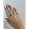 Zlatý prsten s briliantem 1,12 ct (vzácně bílý)