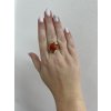 61583 zlaty prsten s prirodnim koralem 5