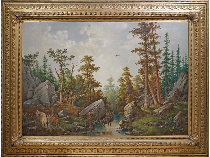Romantická krajina - velký formát