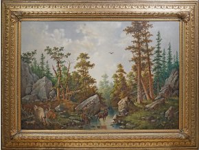 Romantická krajina - velký formát
