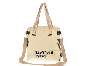 torebka polska laura biaggi kb49 beige