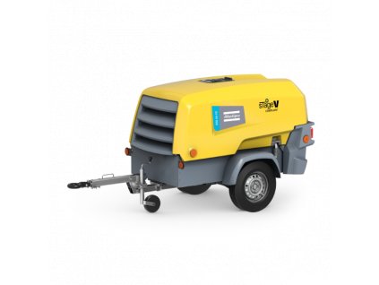 Isometric, front, XAS 58 7, Stage V, diesel compressor For web