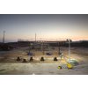 Light tower Hilight E3+p3500i portable generator construction site
