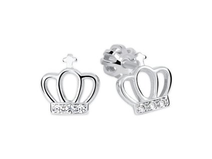 brilio silver stribrne nausnice korunka se zirkony 436 001 00502 04 14933768091247