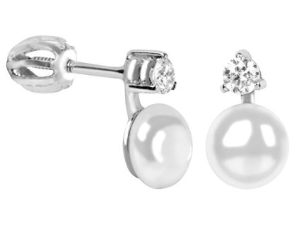 brilio silver stribrne nausnice se syntetickou perlou a krystalem 435 001 00025 04 1 67 g 1447893920180601143954