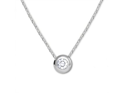 brilio silver stribrny nahrdelnik s kubickym zirkonem 476 001 00117 04 14934039103012
