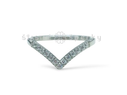 Ocelový prsten špička