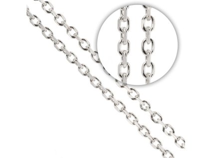 Stříbrný řetízek ankr 1,5 mm
