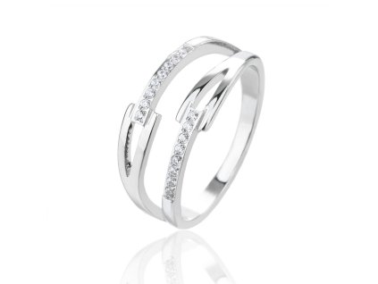 Ocelový prsten zdobený