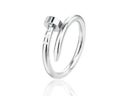 Ocelový prsten hřebík