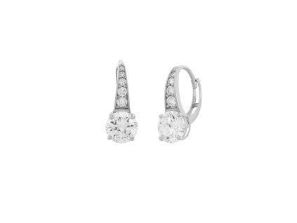 Stříbrné elegantní náušnice