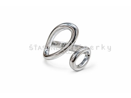 Masivní ocelový prsten olio