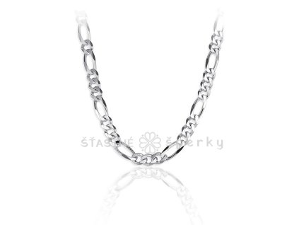Stříbrný masivní řetízek FIGARO