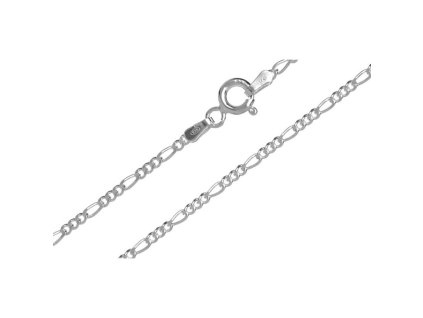 Stříbrný řetízek figaro 2 mm