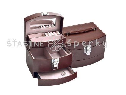 Hnědá šperkovnice