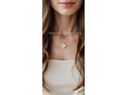 Ocelové srdíčko malinké