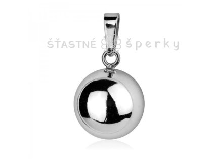 Ocelový přívěsek koule