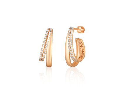 Nádherné náušnice Dita rose šroubek