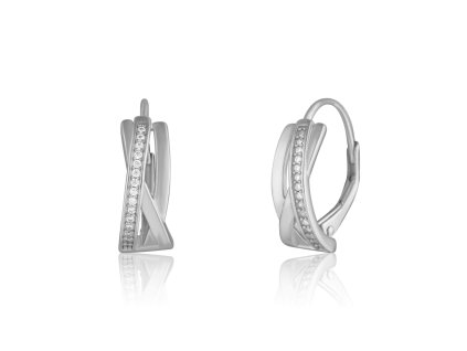 Stříbrné náušnice GIA