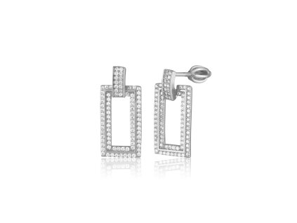 Nádherné stříbrné náušnice šroubek