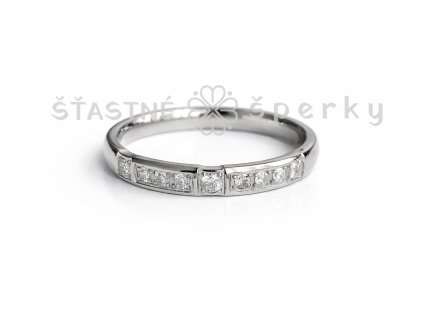 Ocelový prsten Eternity romance