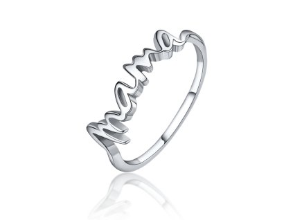 Stříbrný prsten Máma