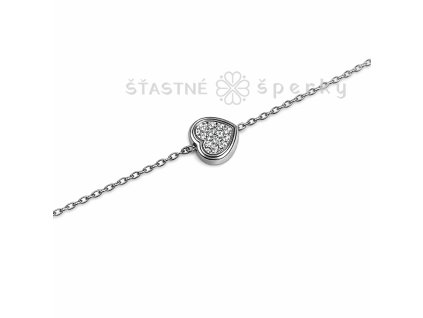 Ocelový náramek jemné štěstí