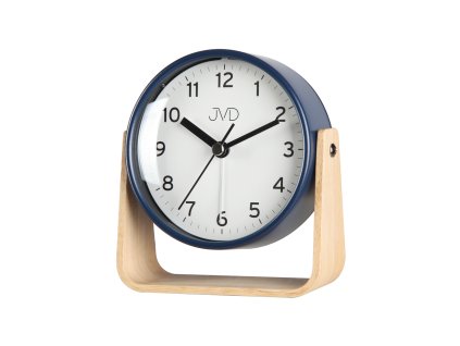 Elegantní budík JVD se dřevem