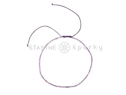 Náramek s amethystem