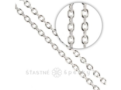 Stříbrný řetízek ankr 2 mm