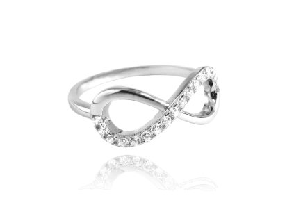 Stříbrný prsten nekonečno