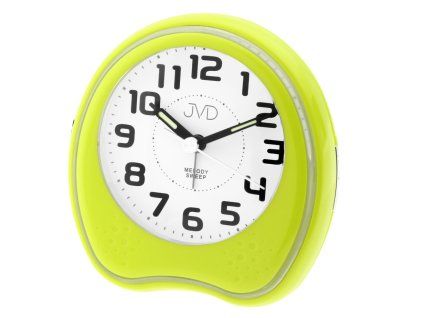 Zelený budík JVD s melodií