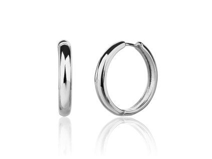 Stříbrné náušnice kruhy