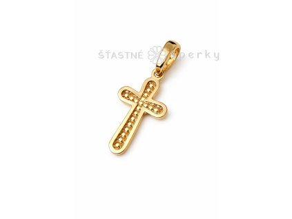 Zlatý drobný kříž