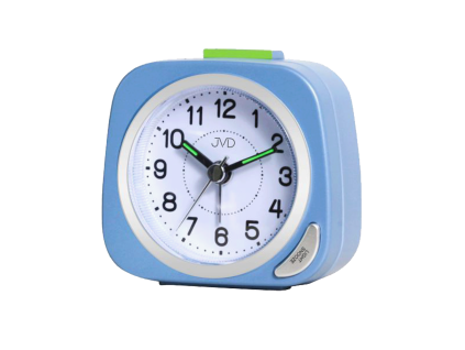 Jednoduchý budík JVD modrý
