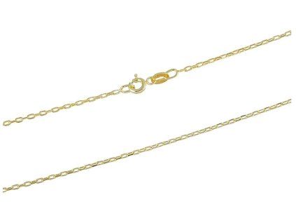 Zlatý řetízek ankr 1,3 mm