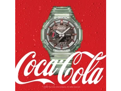 Pánské hodinky G-SHOCK CASIO GA-2100CC-3AER G-Shock Carbon Core Guard Coca-Cola® Collaboration