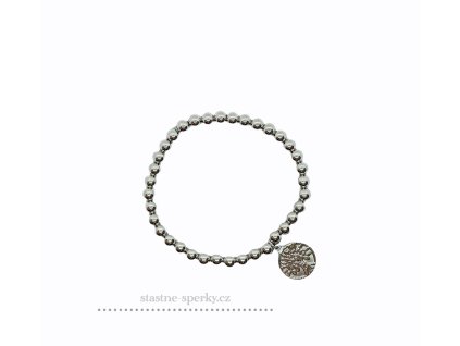 Ocelový náramek strom života navlékací