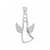 Zlatý přívěsek bílé zlato andílek