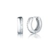 Stříbrné náušnice Třpytivé Kroužky