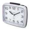 Budík stříbrný JVD