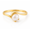 Zlatý prsten s perlou