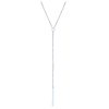 Elegantní stříbrný náhrdelník tyčka