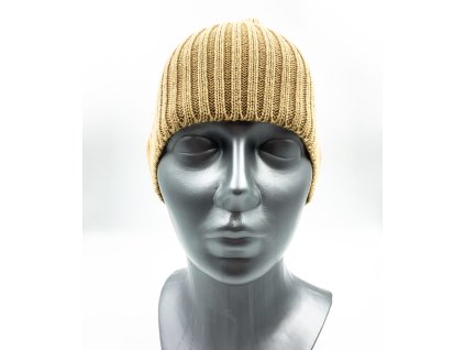 Pánská čepice béžová ALDERO (Barva Béžová)